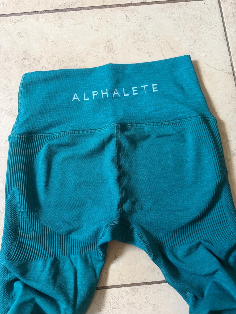 Alphalete Teal Seamless Leggings